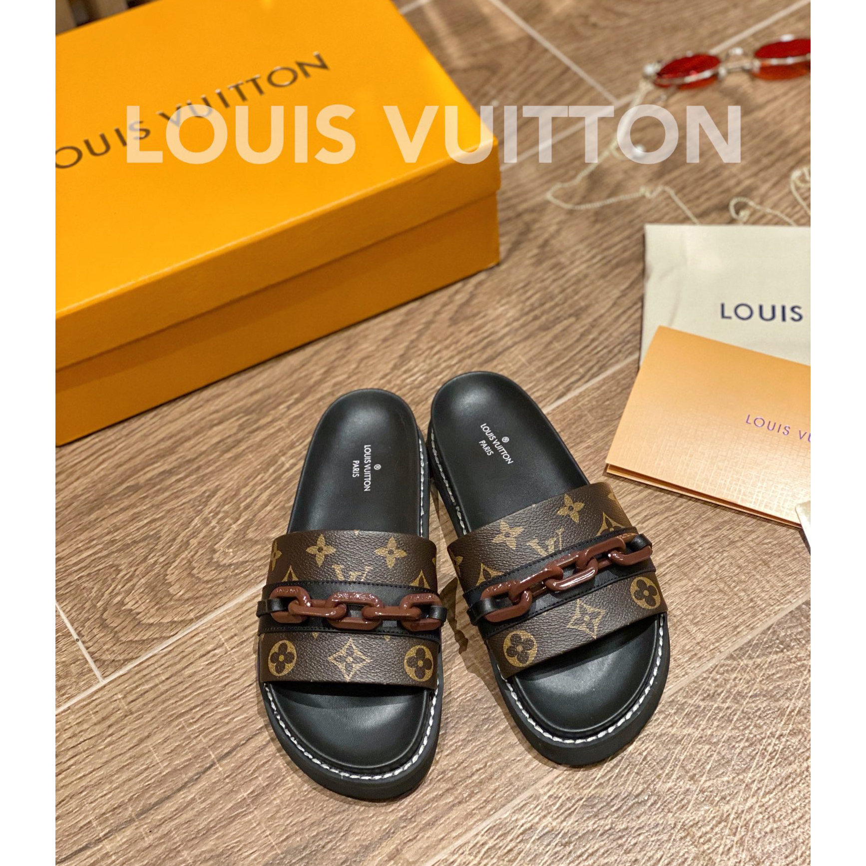 Louis Vuitton Monogram Slipper - DopestKickz