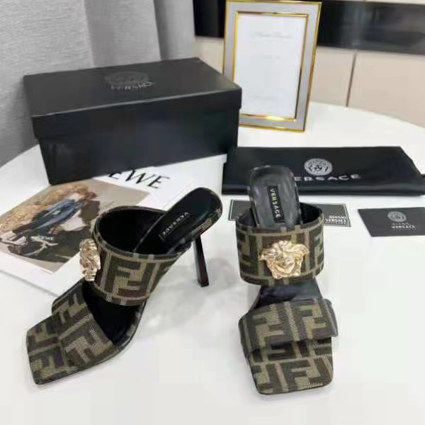 Versace x Fendi  Fendace Heel Sandals - DopestKickz