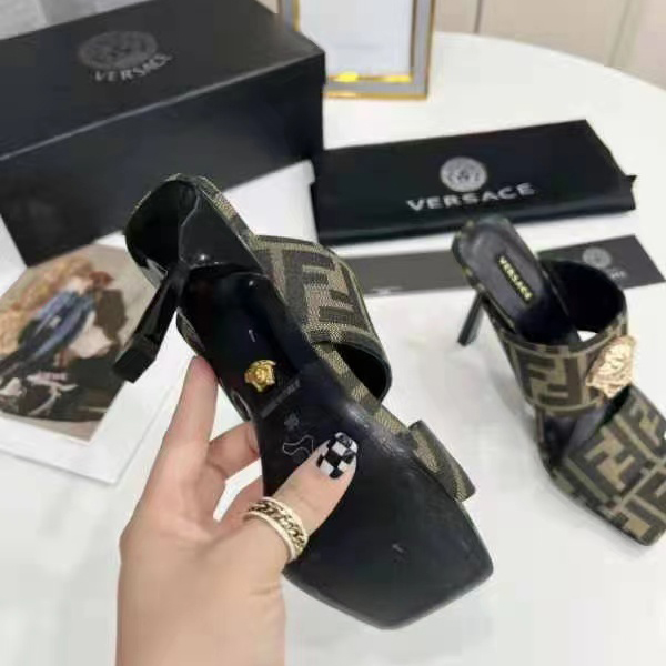Versace x Fendi  Fendace Heel Sandals - DopestKickz