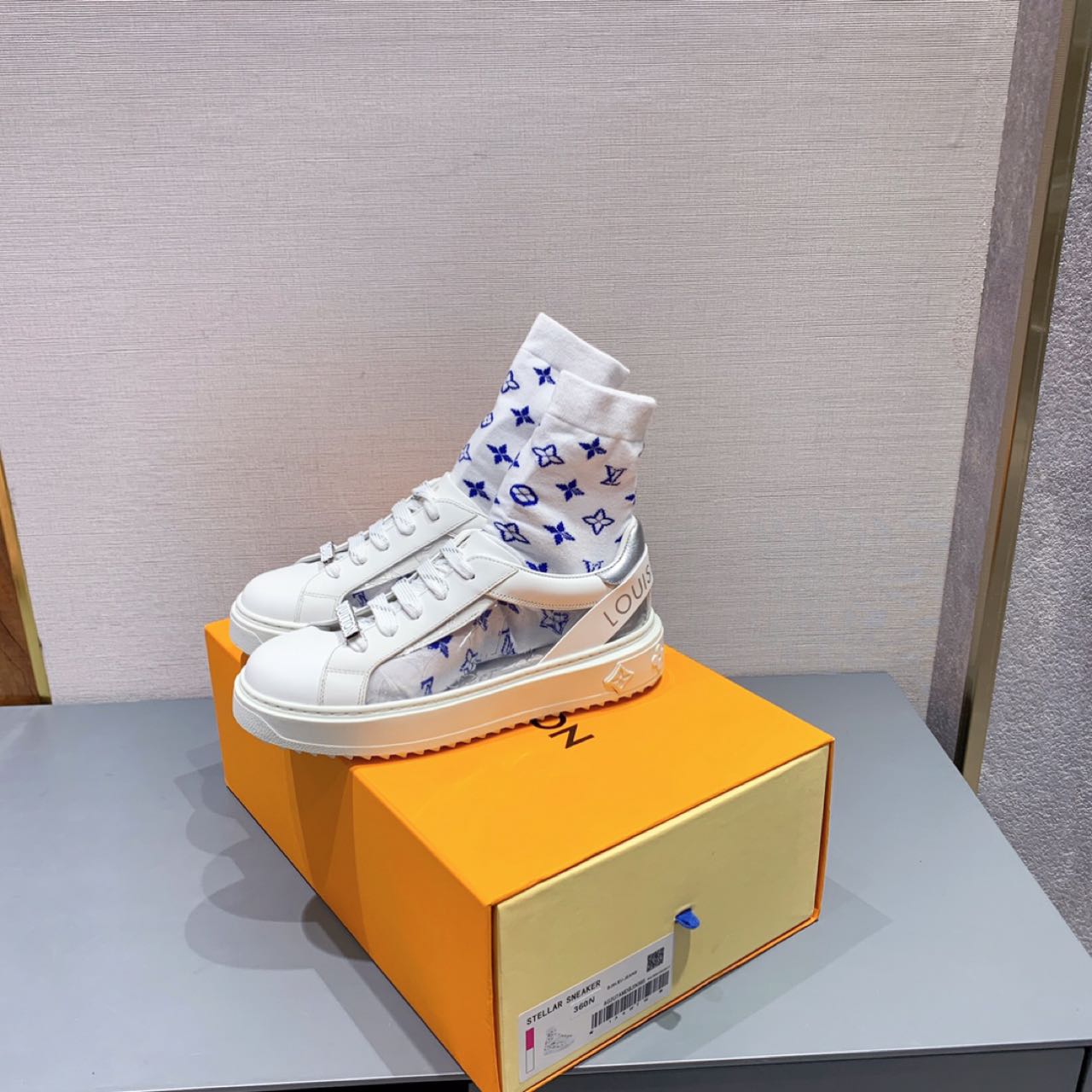 Louis Vuitton Time Out PVC Transparent Logo Sneaker - DopestKickz