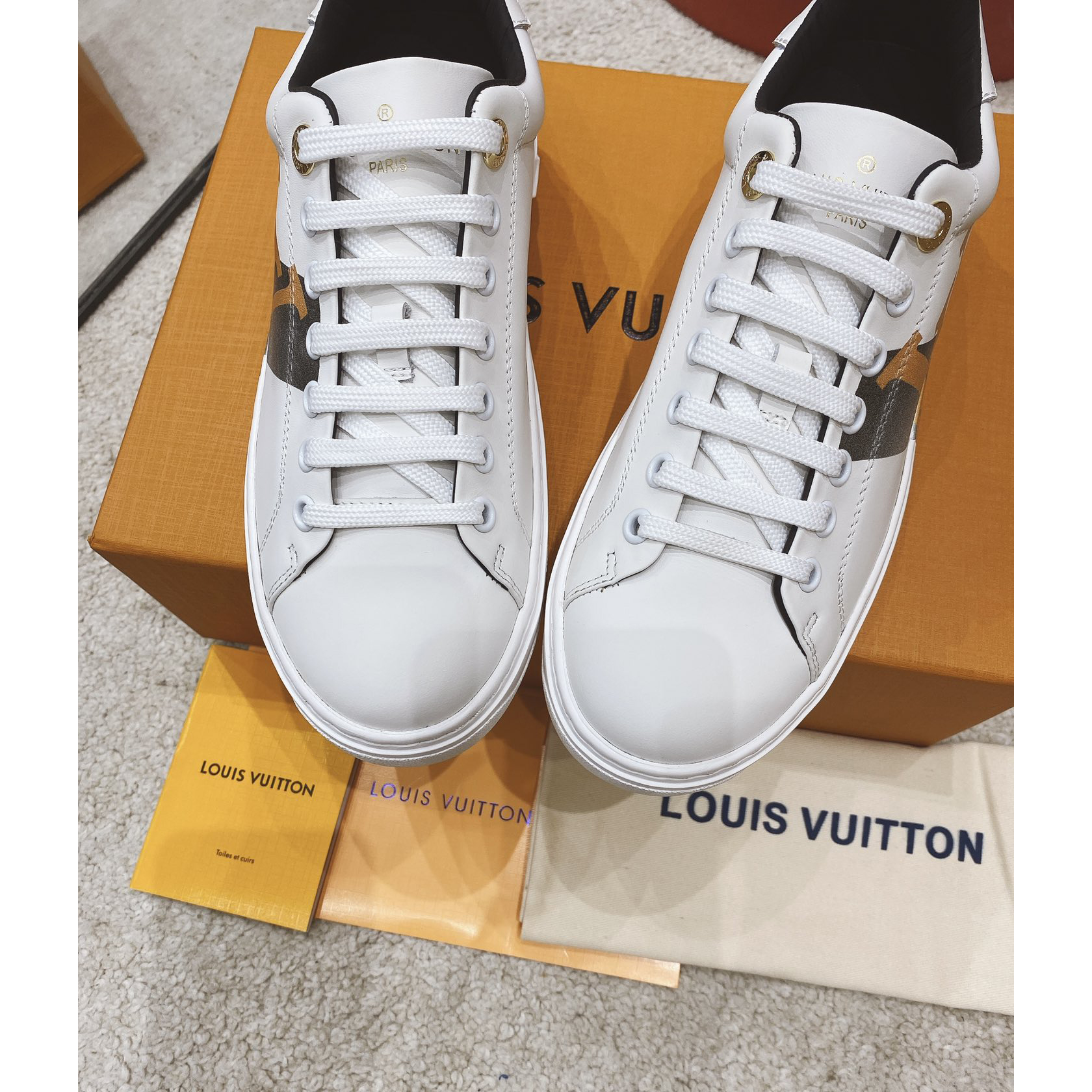 Louis Vuitton Logo Sneaker - DopestKickz