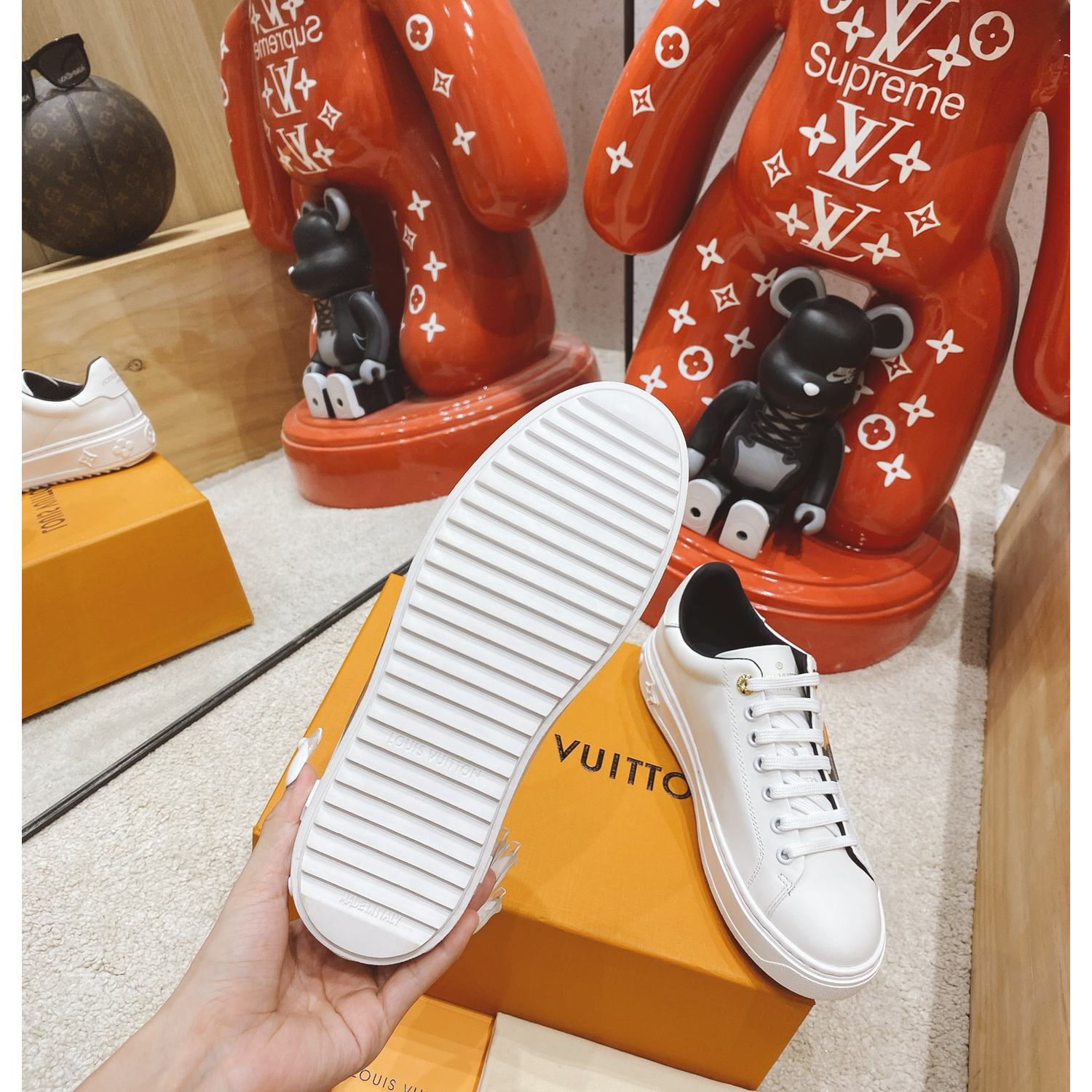 Louis Vuitton Logo Sneaker - DopestKickz