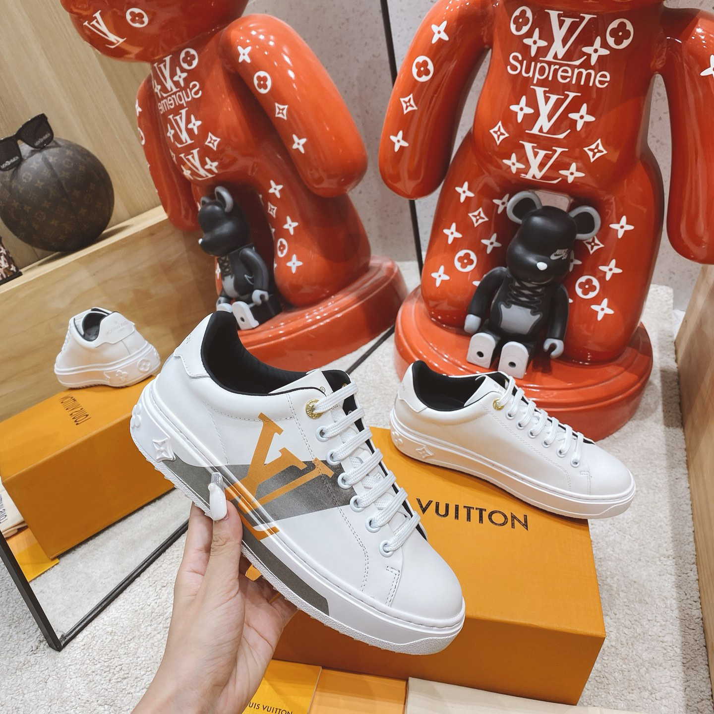 Louis Vuitton Logo Sneaker - DopestKickz