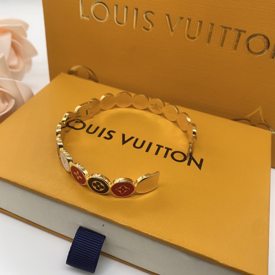 Louis Vuitton 'LV' Bracelet - DopestKickz