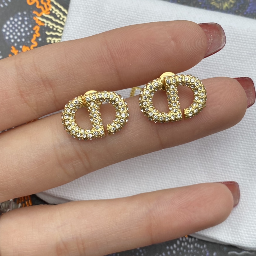 Dior 'CD'  Earrings - DopestKickz