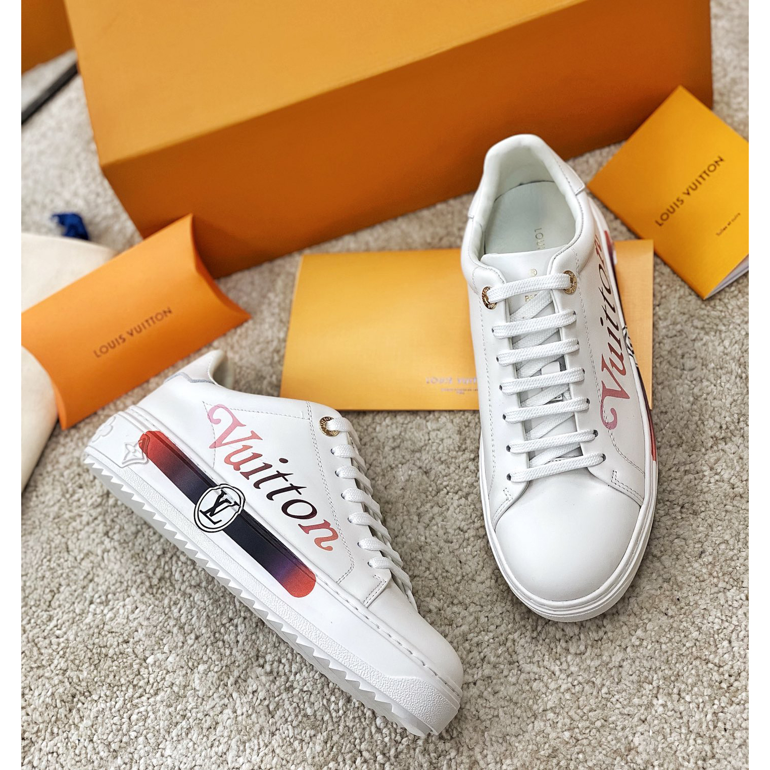 Louis Vuitton Logo Sneaker - DopestKickz