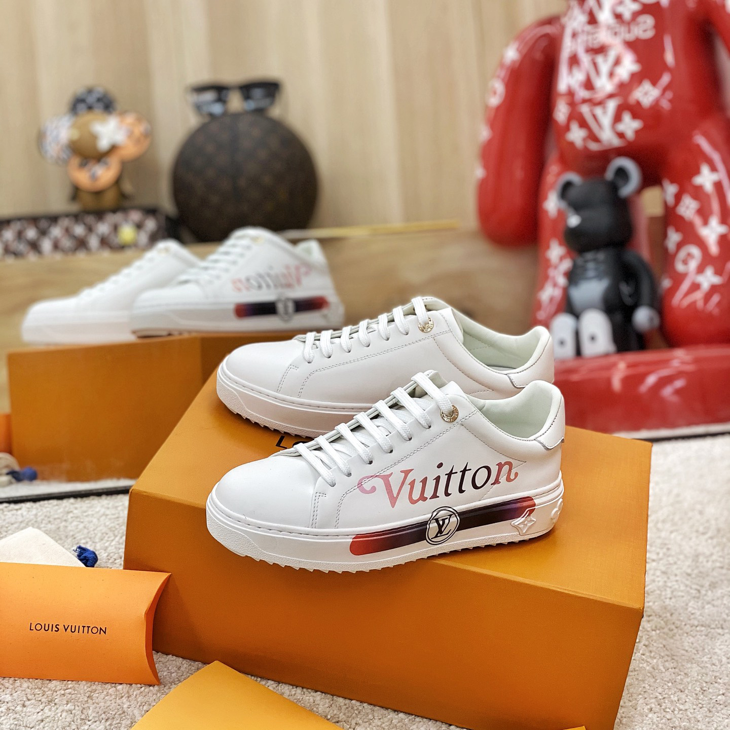 Louis Vuitton Logo Sneaker - DopestKickz