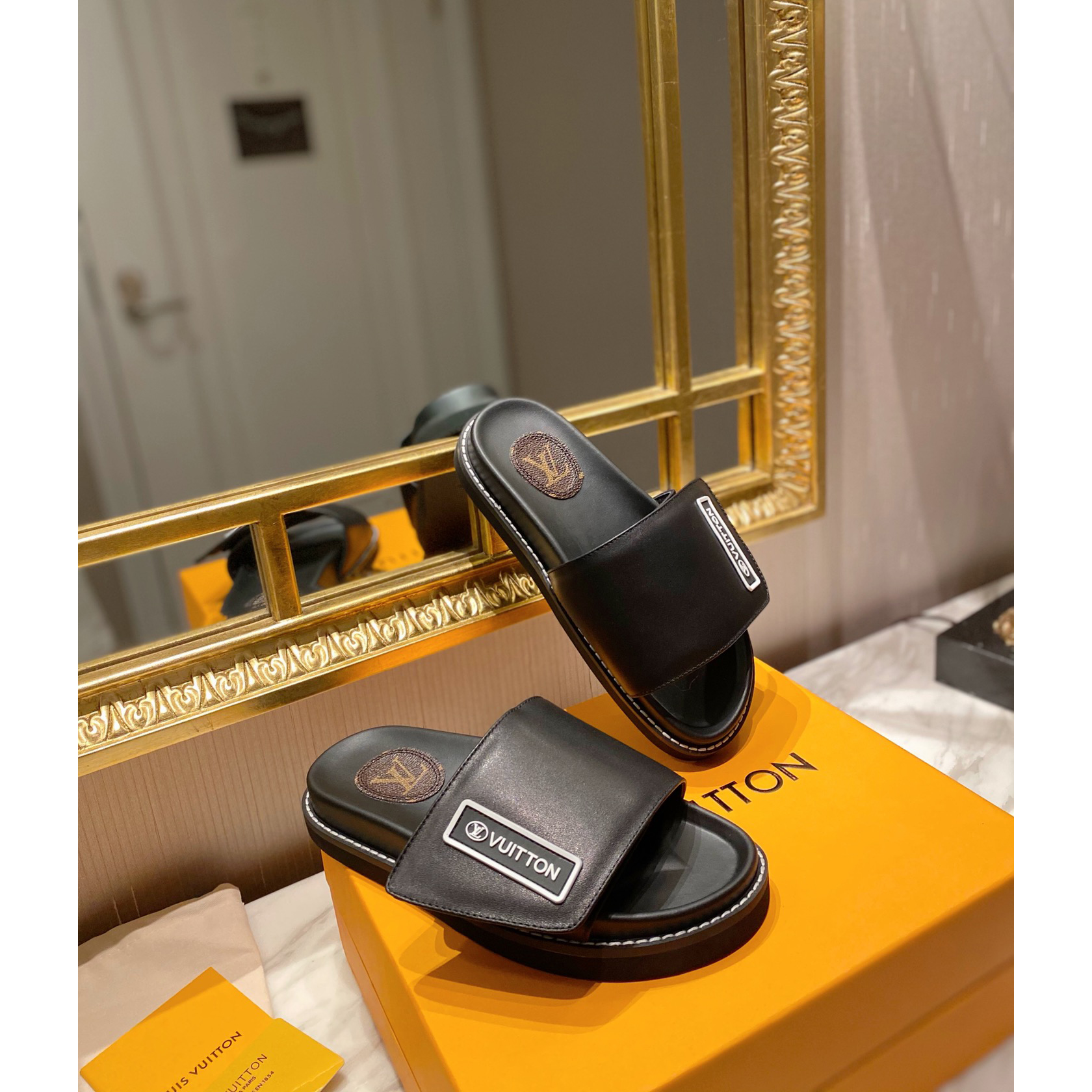 Louis Vuitton Monogram Slipper - DopestKickz