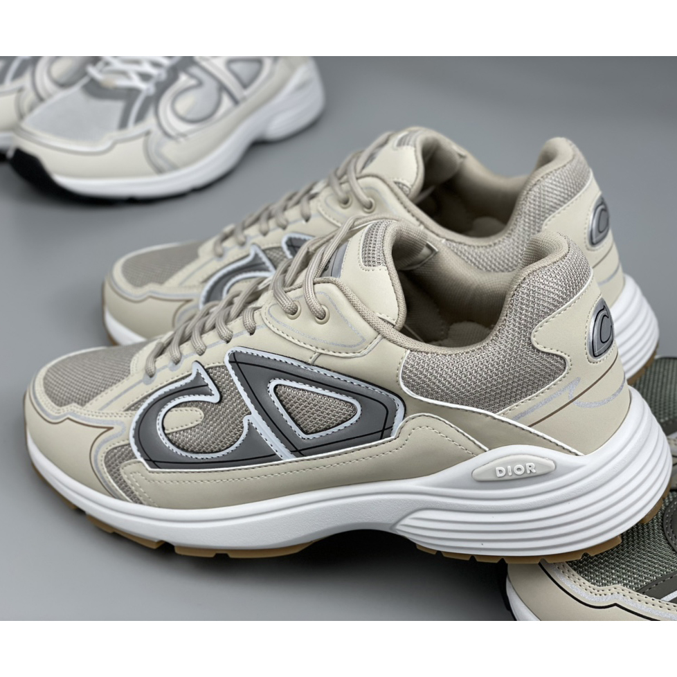 Dior B30 Sneaker White Mesh And Technical Fabric - DopestKickz