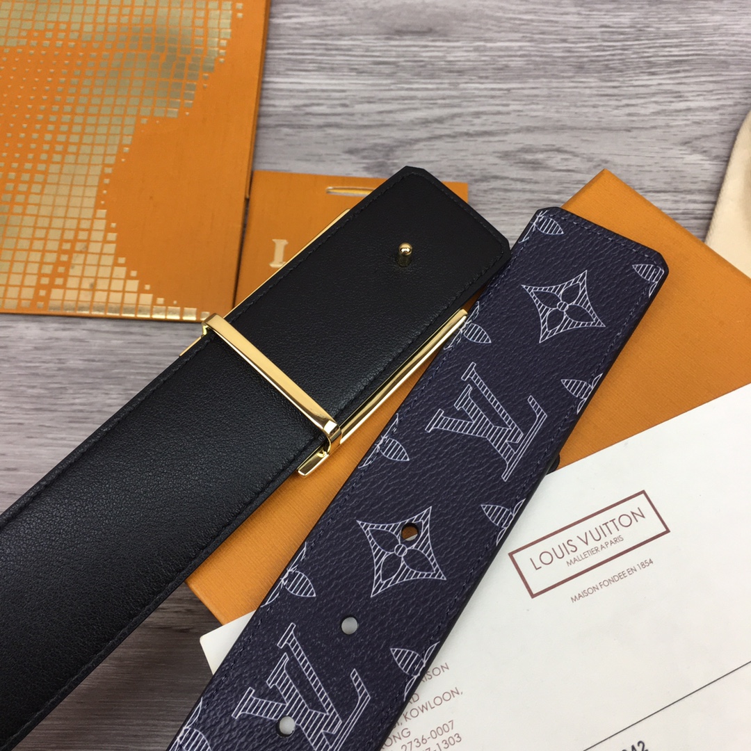 Louis Vuitton Shape 40MM Reversible Belt - DopestKickz
