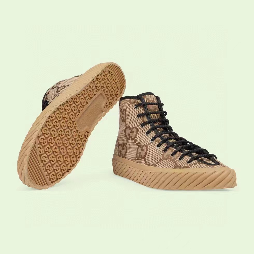 Gucci High-Top Maxi GG Sneaker - DopestKickz