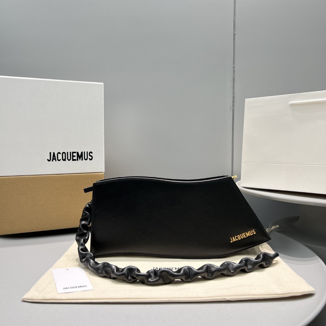 Jacquemus La Vague Ocean Curve Shoulder Bag(33-14.5-6cm) - DopestKickz