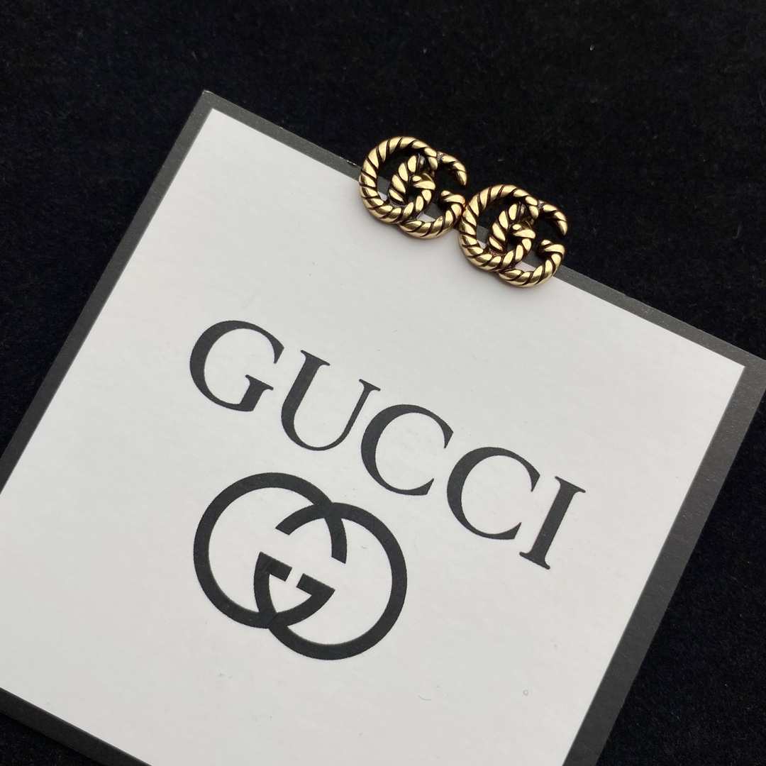 Gucci Double G Earrings - DopestKickz
