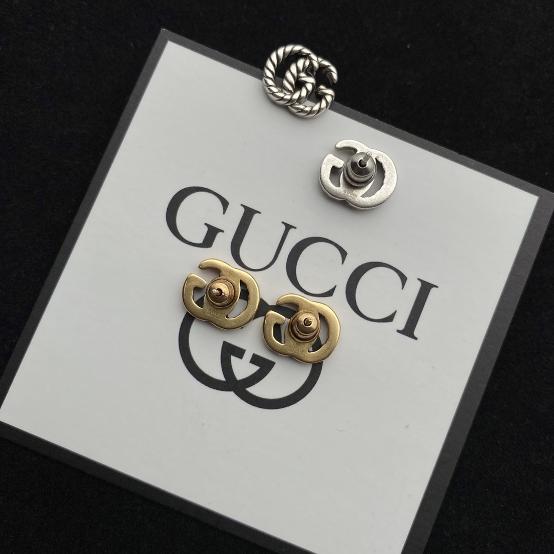 Gucci Double G Earrings - DopestKickz