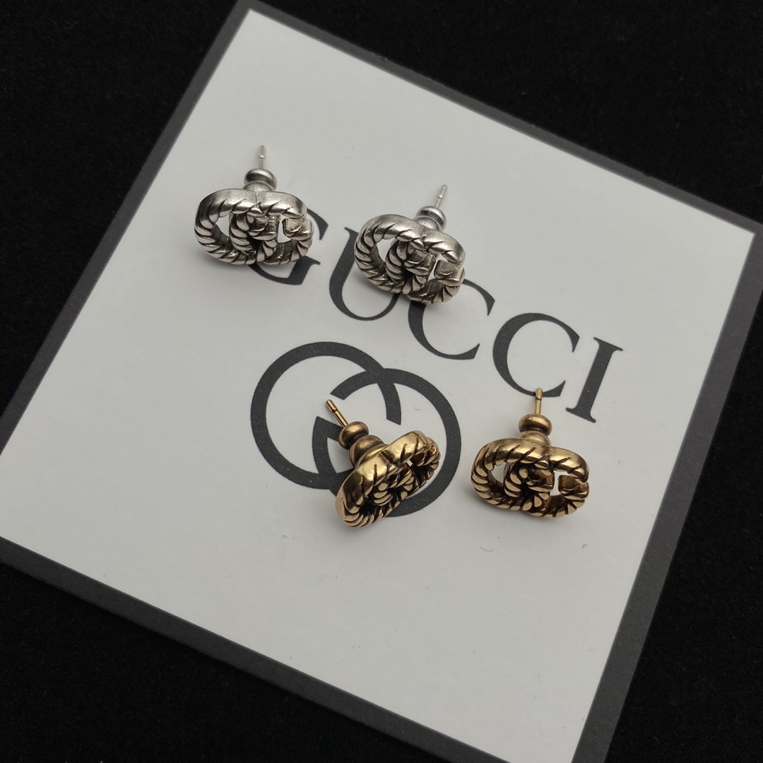 Gucci Double G Earrings - DopestKickz