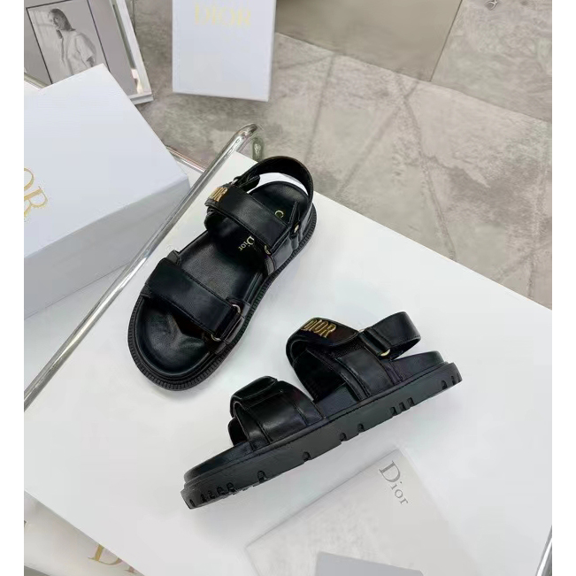 Dior Dioract Sandal With Lambskin - DopestKickz