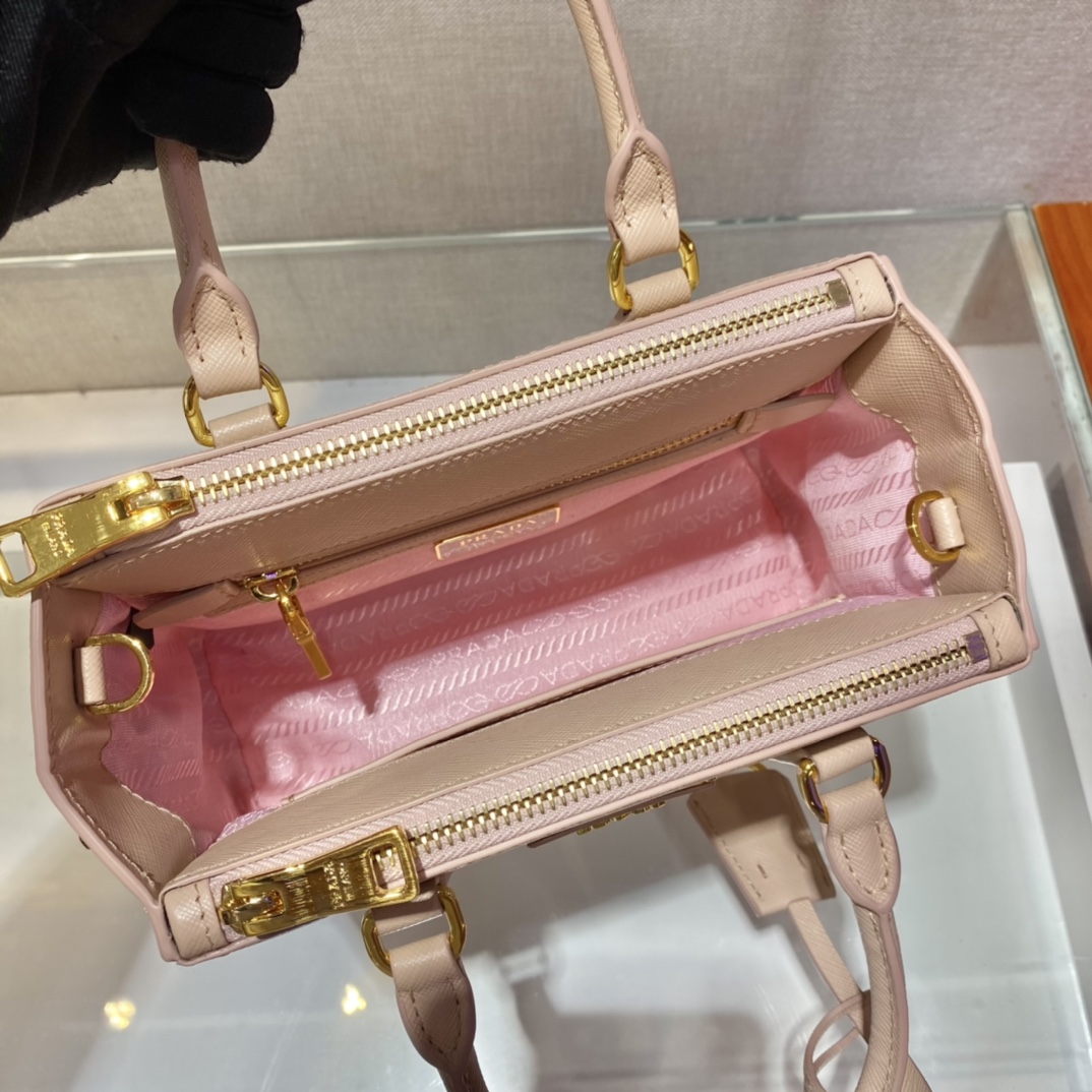 Prada Galleria Saffiano Leather Micro-Bag(20-14.5-9.5cm)   1BA906 - DopestKickz