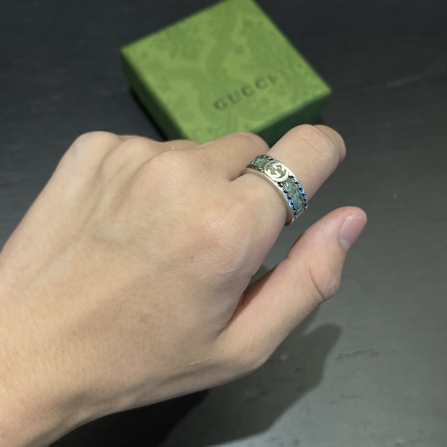 Gucci Ring with Interlocking G - DopestKickz