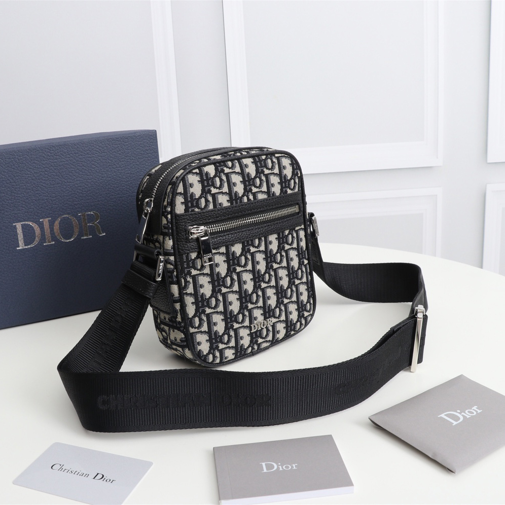 Dior Obique Messengers Bag(14.5- 18-6cm)  - DopestKickz