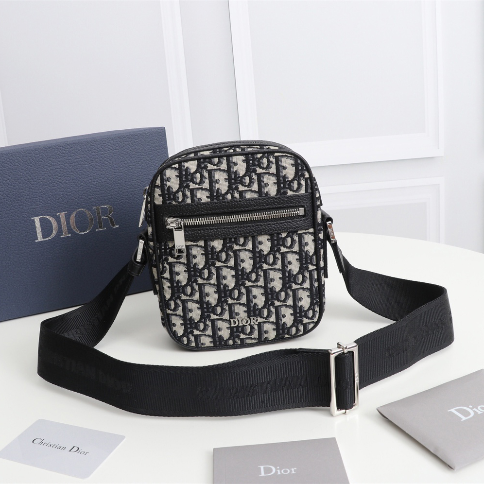 Dior Obique Messengers Bag(14.5- 18-6cm)  - DopestKickz