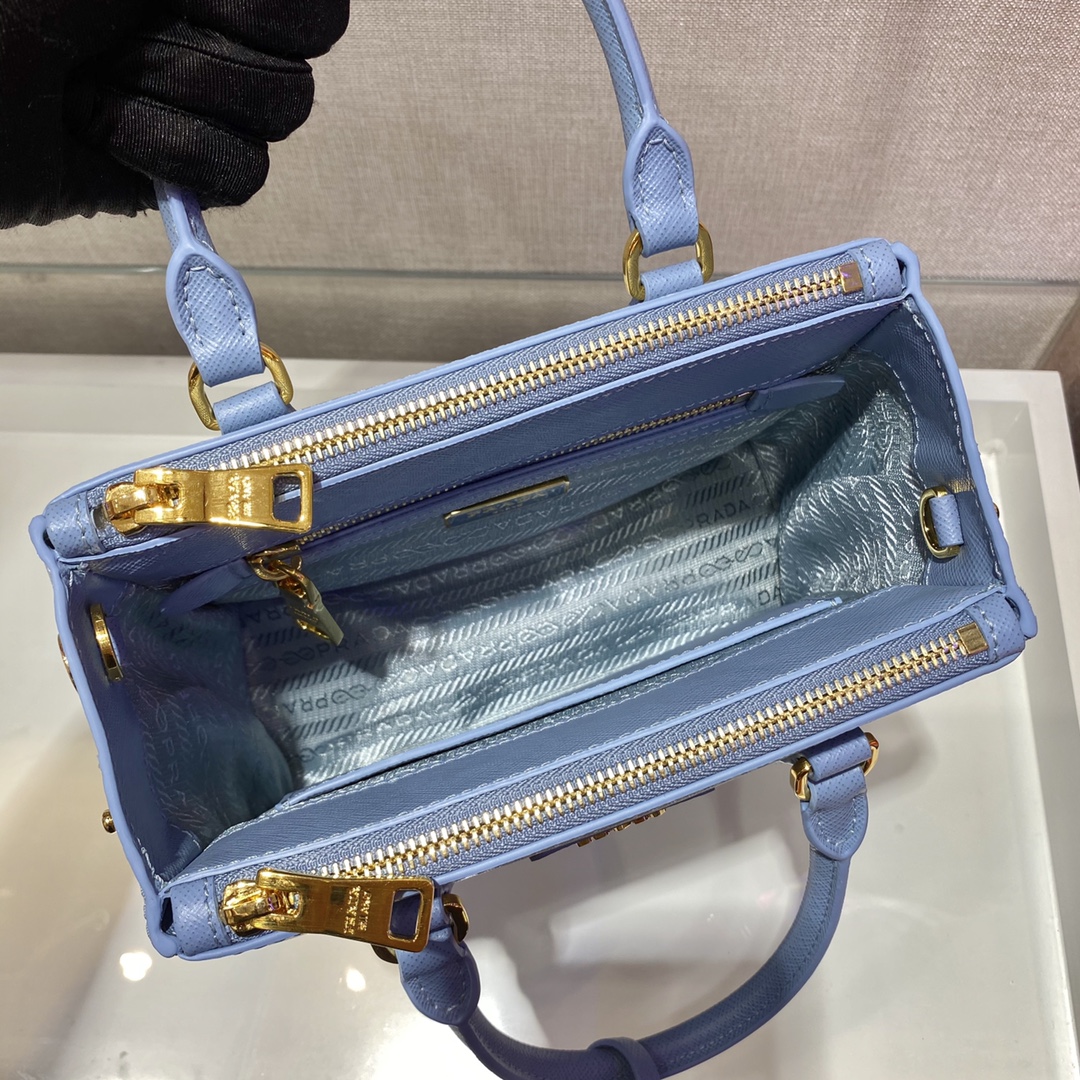 Prada Galleria Saffiano Leather Micro-Bag(20-14.5-9.5cm)   1BA906 - DopestKickz