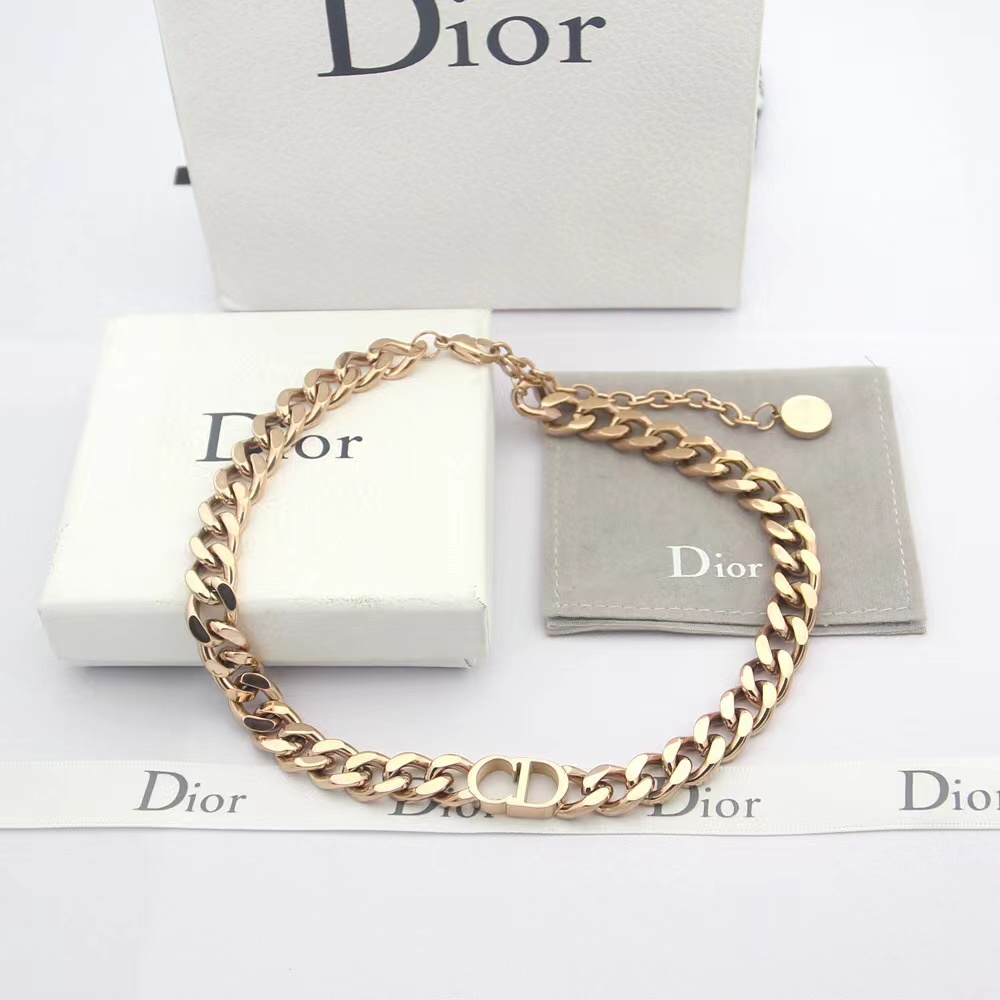 Dior Cuban  Necklace - DopestKickz