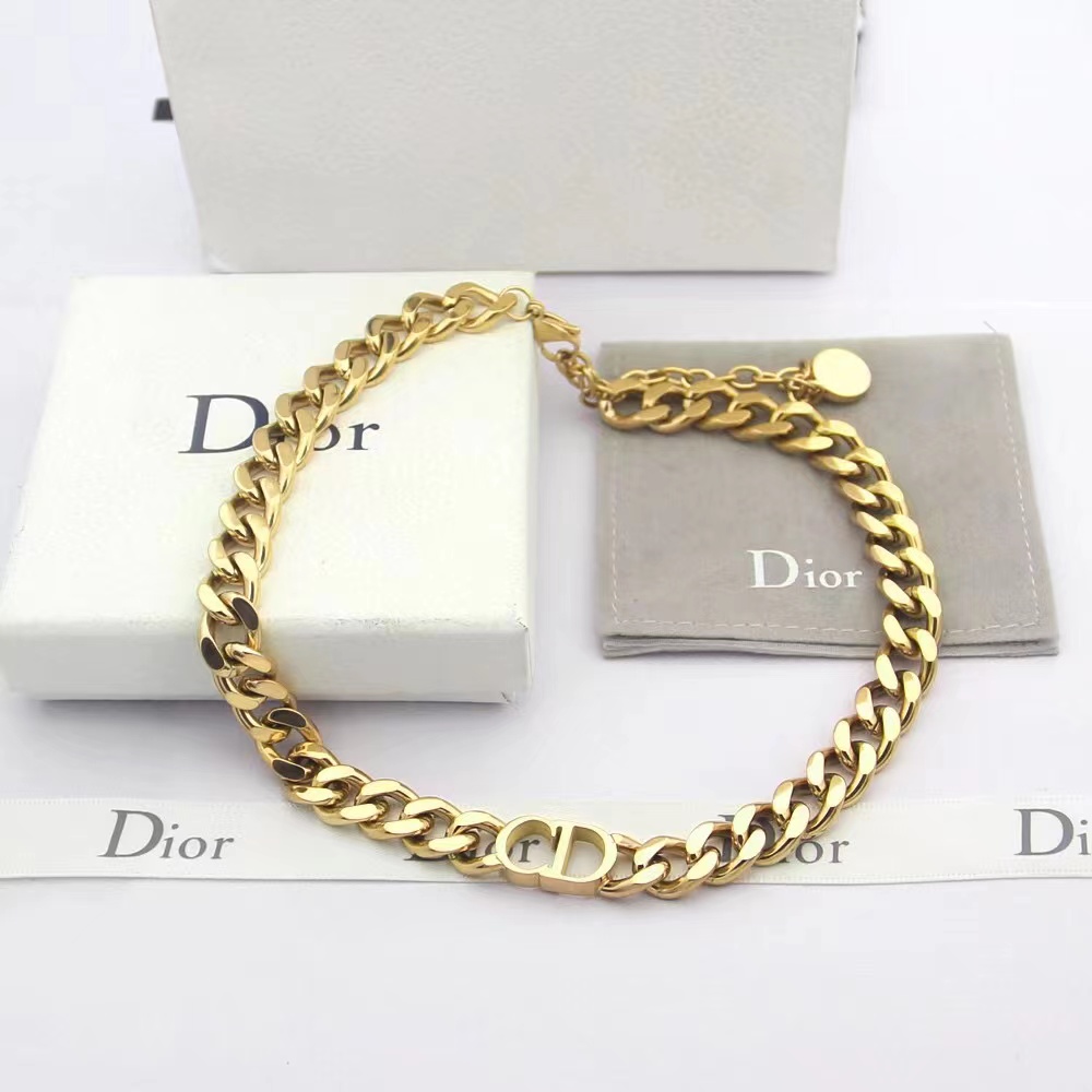 Dior Cuban  Necklace - DopestKickz