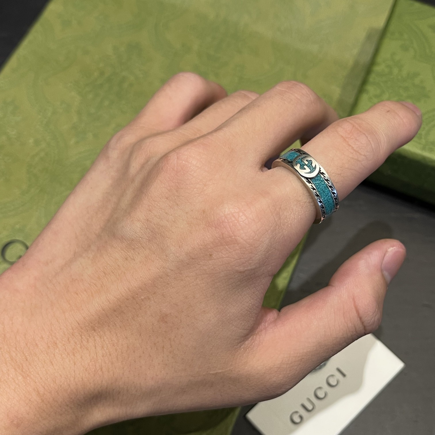 Gucci Ring with Interlocking G - DopestKickz