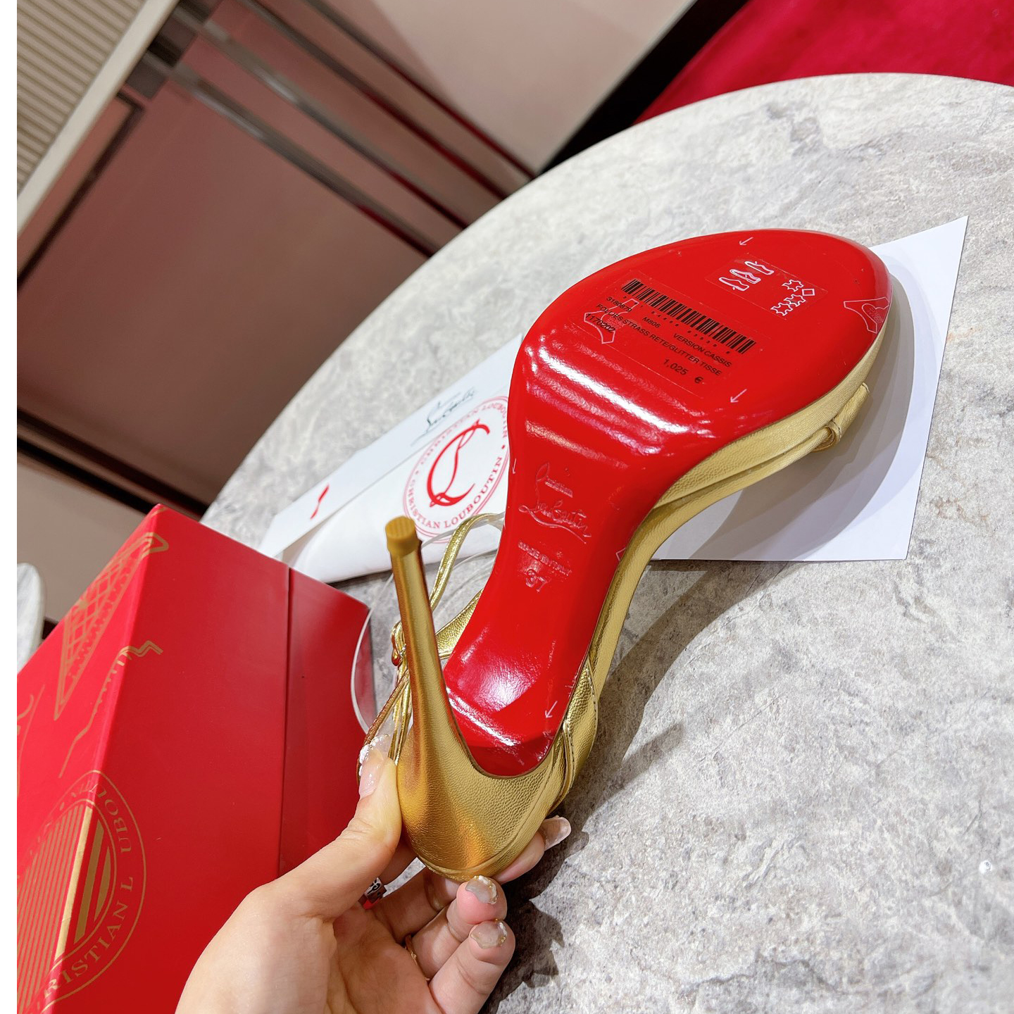Christian Louboutin   Loubi Queen Sandal(12CM) - DopestKickz