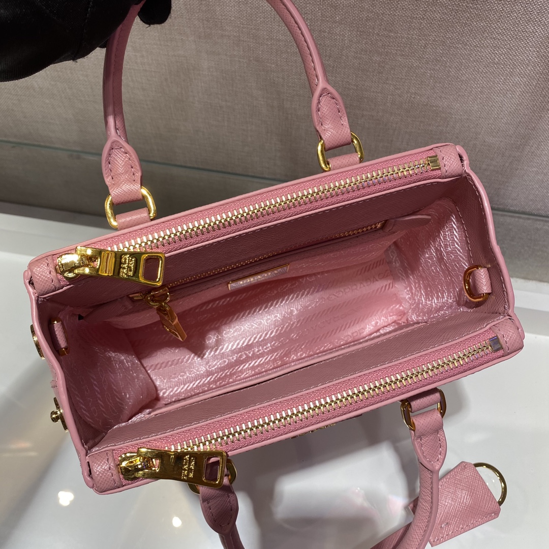 Prada Galleria Saffiano Leather Micro-Bag(20-14.5-9.5cm)   1BA906 - DopestKickz
