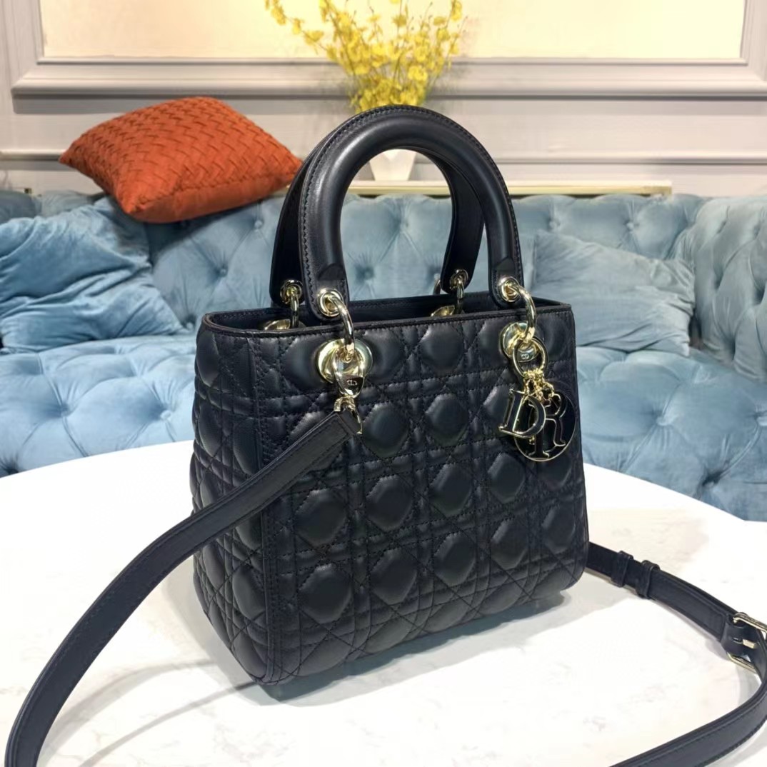 Dior Medium Lady Dior Bag(24-20-11cm) - DopestKickz