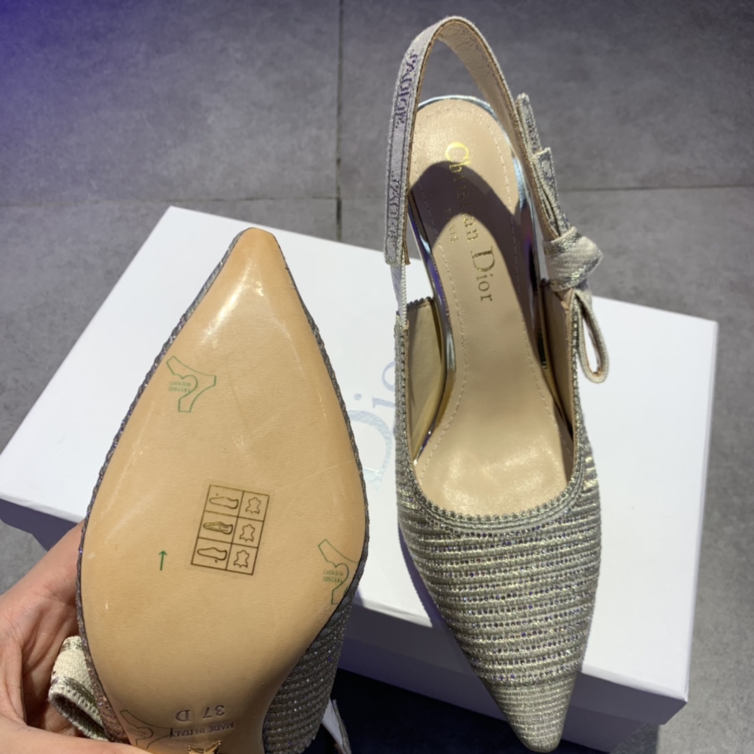 Dior J'Adior Slingback Pump With Heel Height Of 9.5cm - DopestKickz