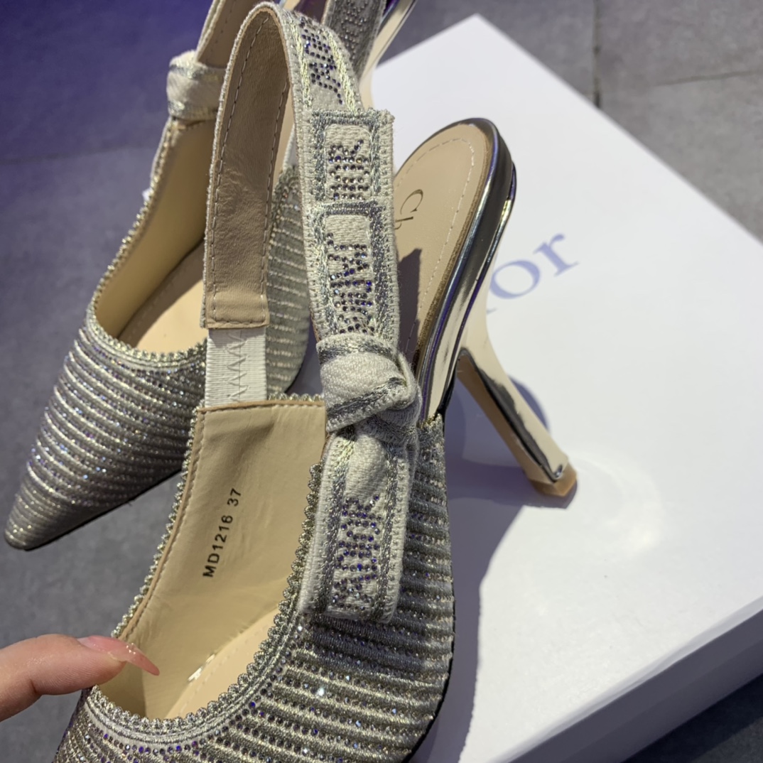 Dior J'Adior Slingback Pump With Heel Height Of 9.5cm - DopestKickz