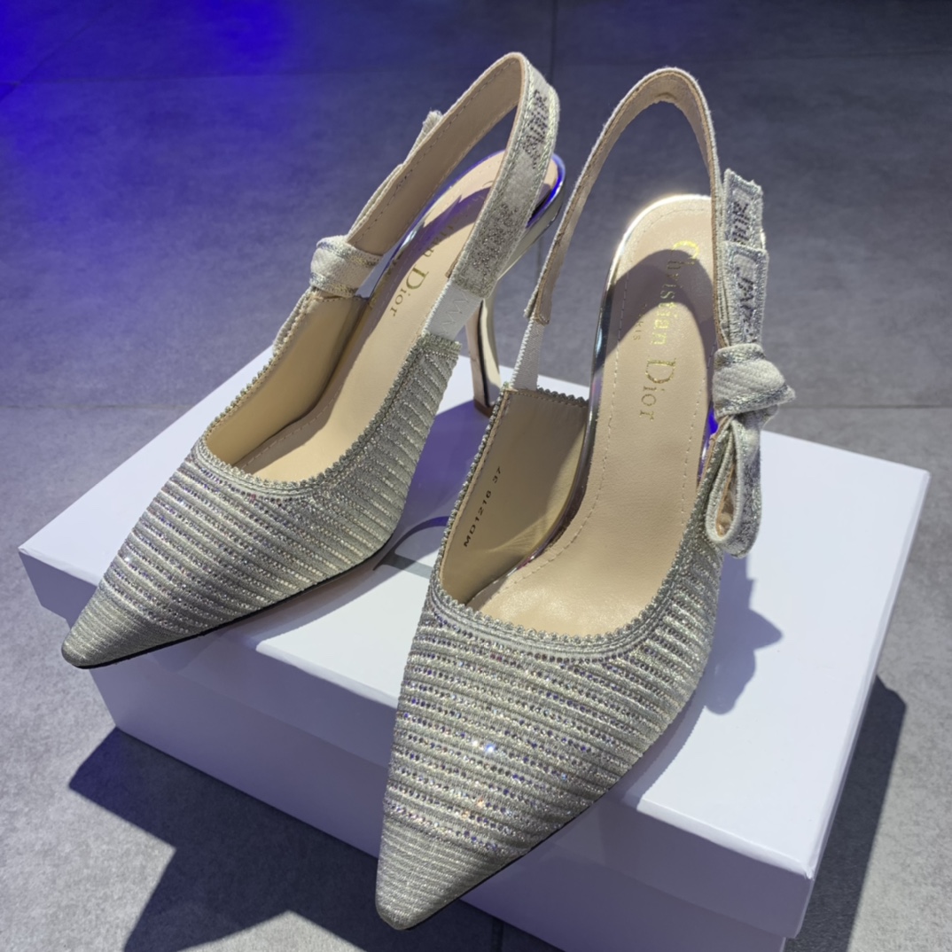 Dior J'Adior Slingback Pump With Heel Height Of 9.5cm - DopestKickz