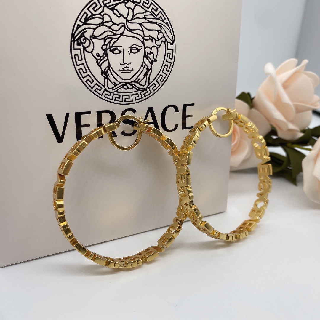Versace Fendace Hoop Earrings - DopestKickz