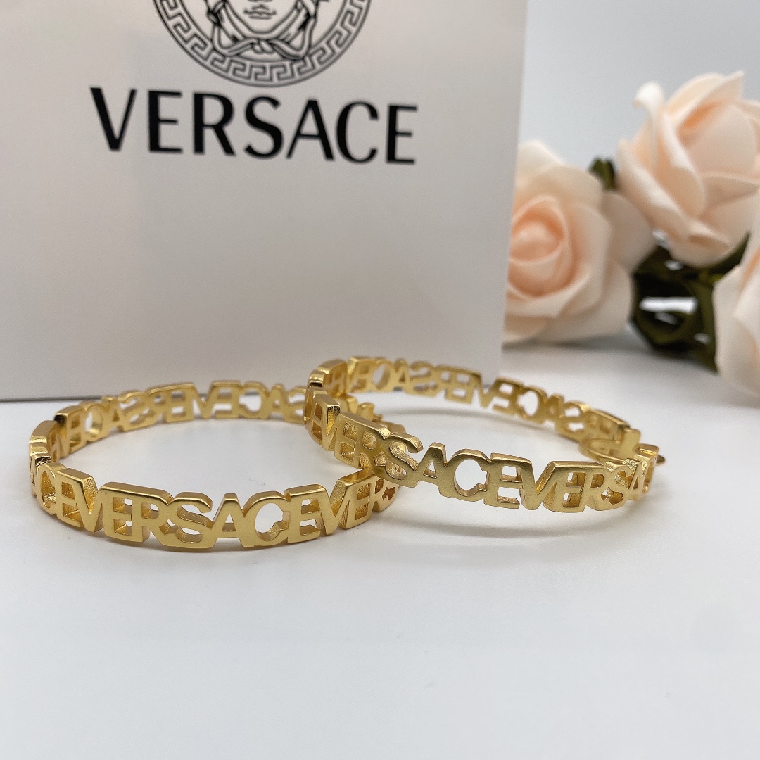 Versace Fendace Hoop Earrings - DopestKickz