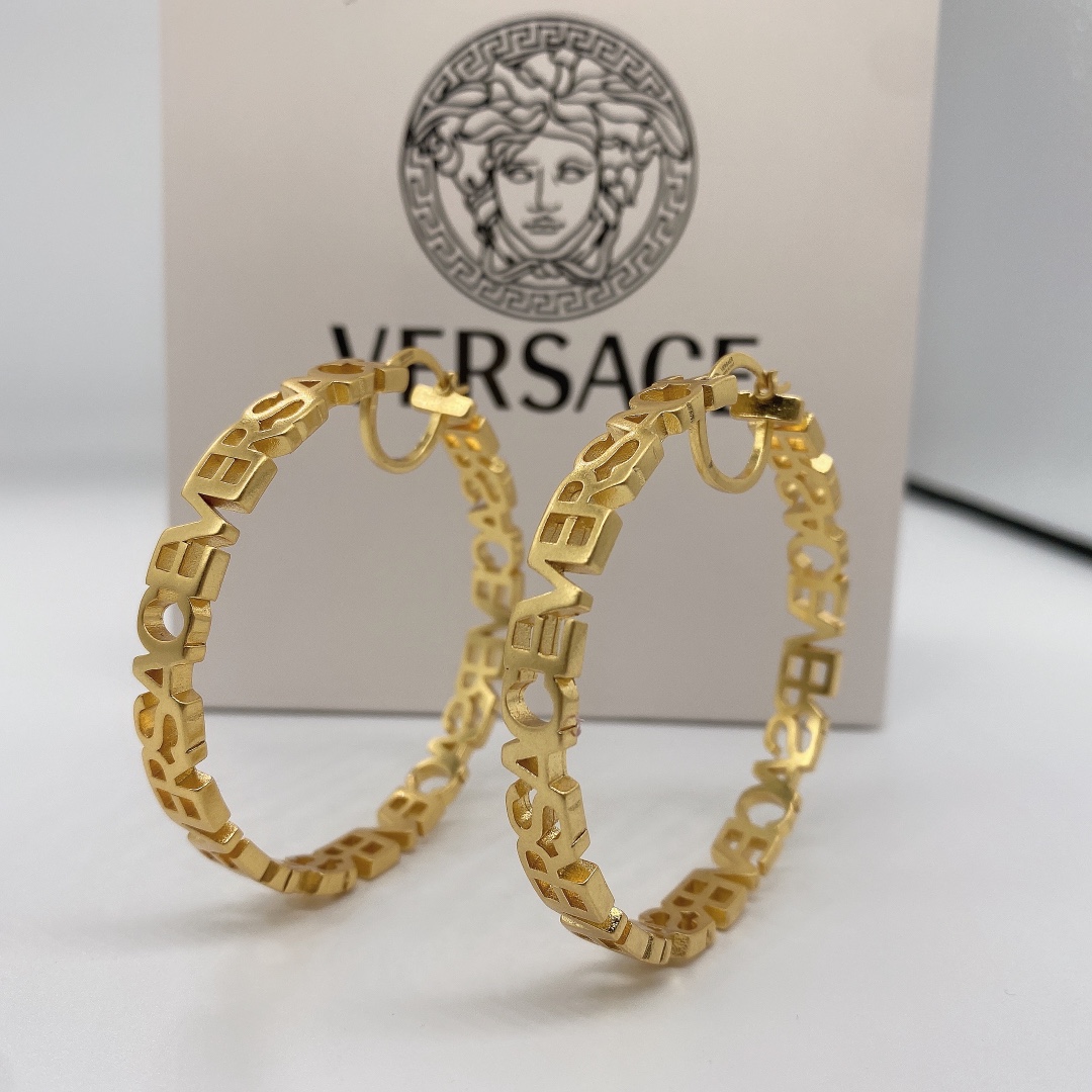 Versace Fendace Hoop Earrings - DopestKickz