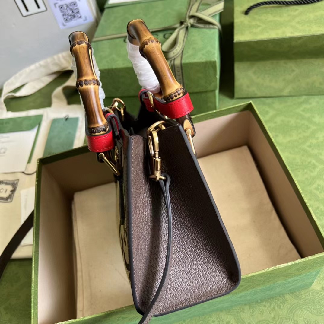 Gucci Diana Jumbo GG Mini Tote Bag(20-16-10CM) - DopestKickz
