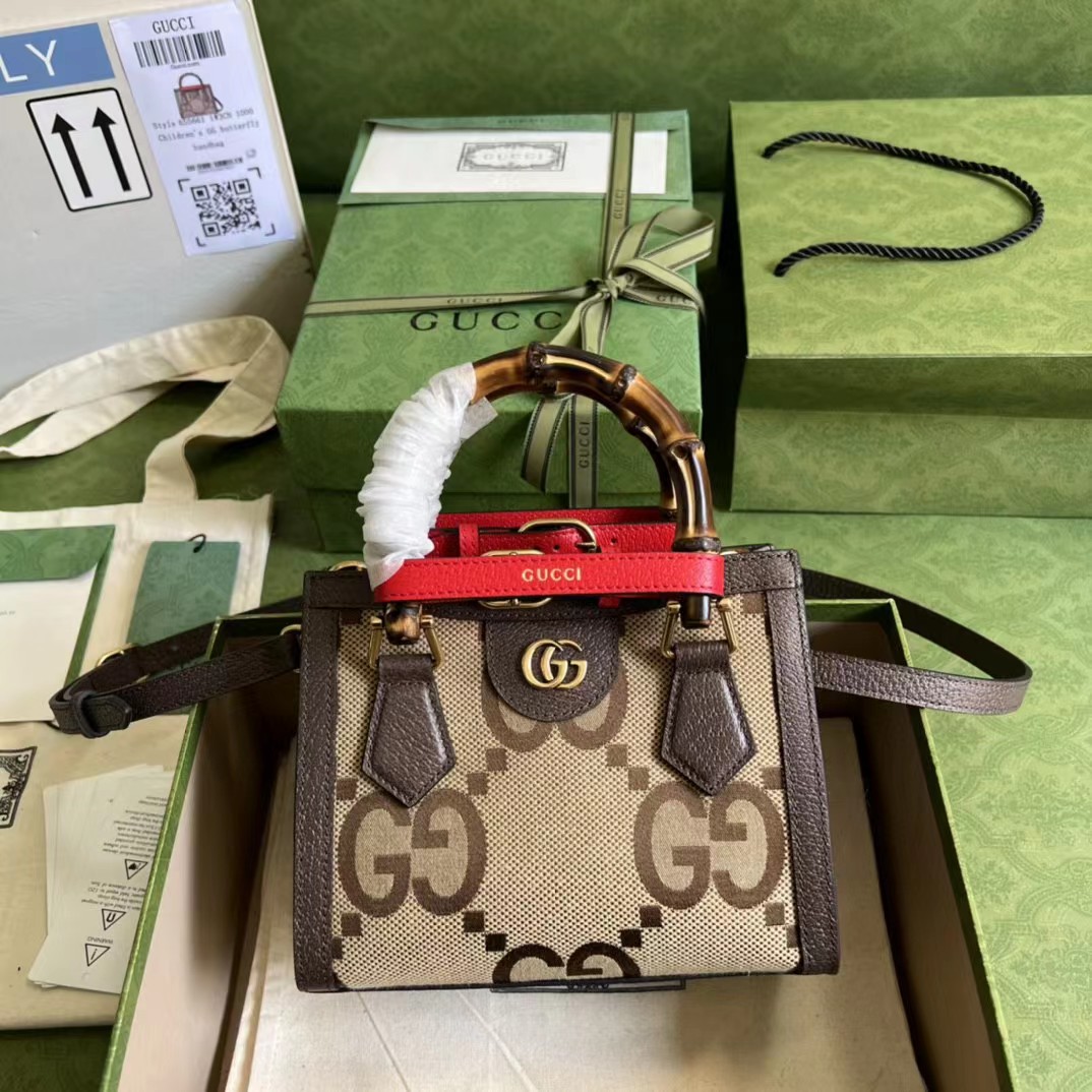 Gucci Diana Jumbo GG Mini Tote Bag(20-16-10CM) - DopestKickz