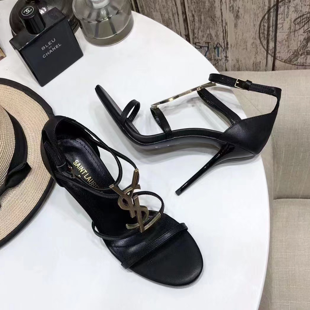 Saint Laurent High Heeled Sandals - DopestKickz