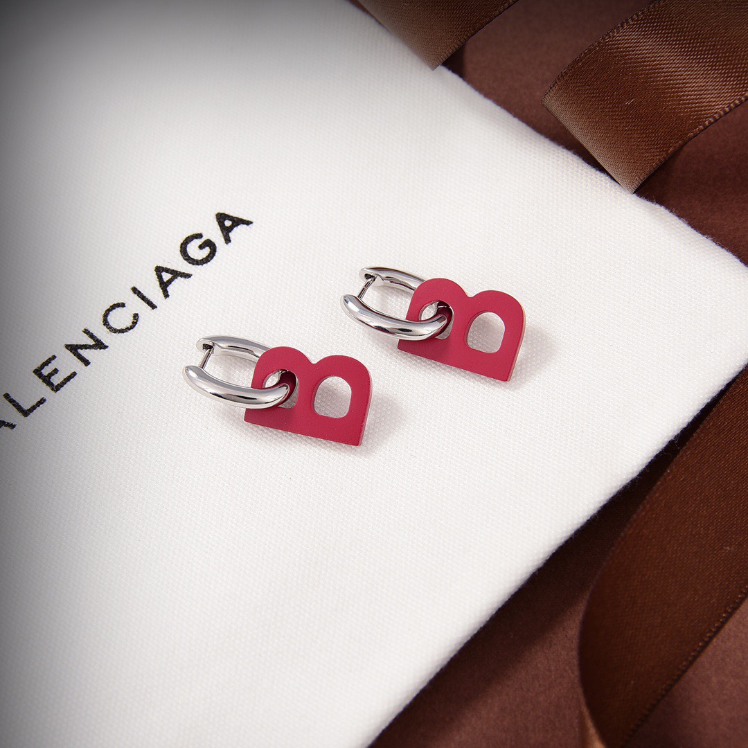 Balenciaga B Chain XS Earrings - DopestKickz