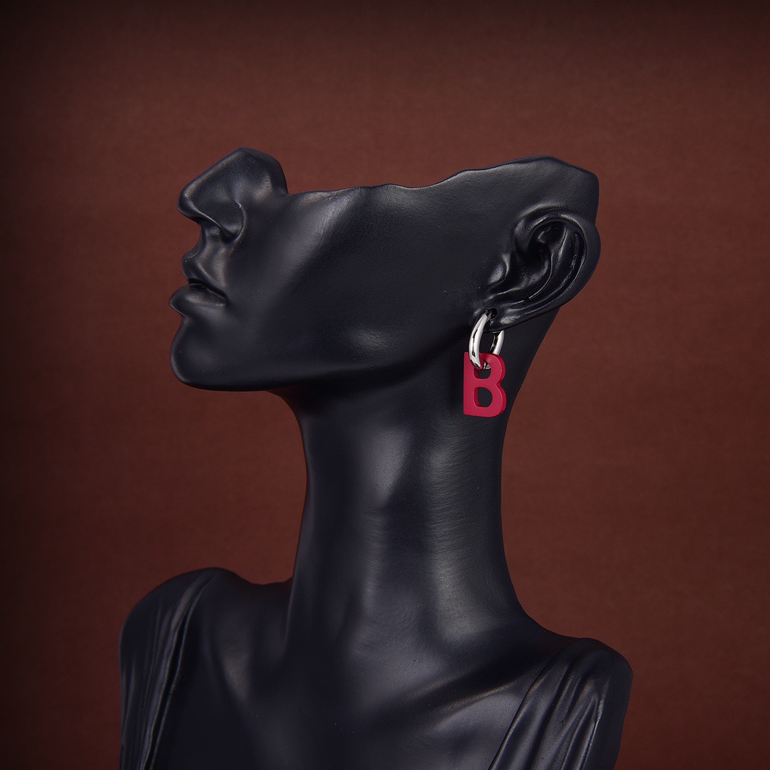 Balenciaga B Chain XS Earrings - DopestKickz