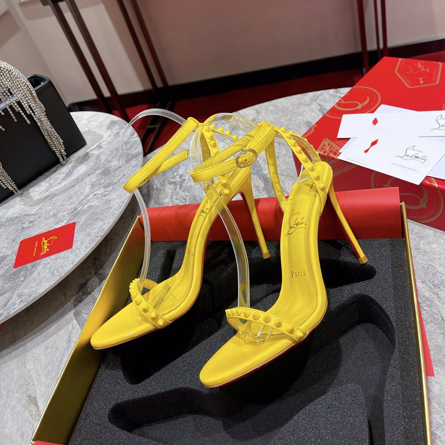Christian Louboutin So Me Sandal 100MM - DopestKickz