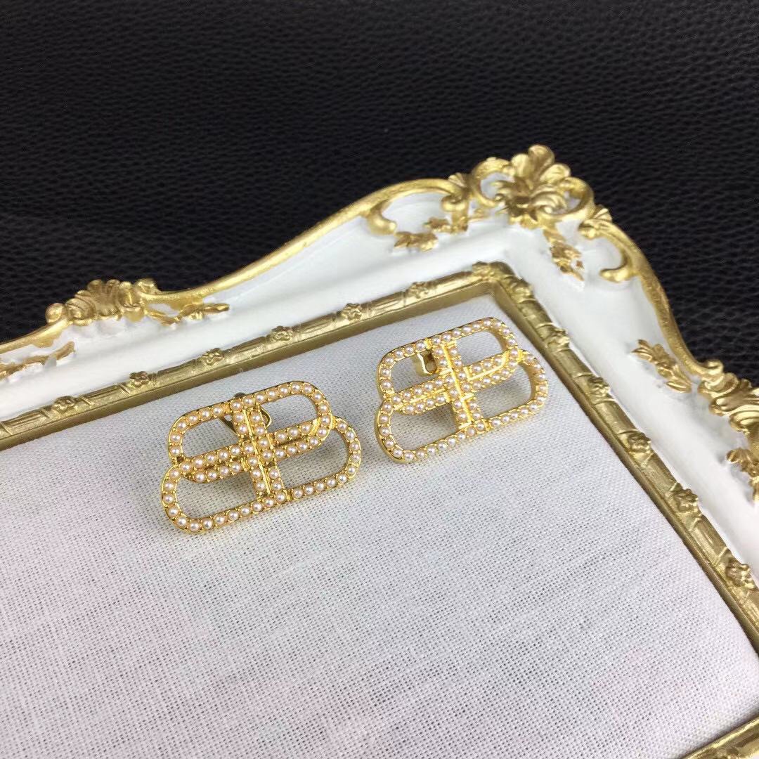 Balenciaga BB 2.0 Earrings - DopestKickz