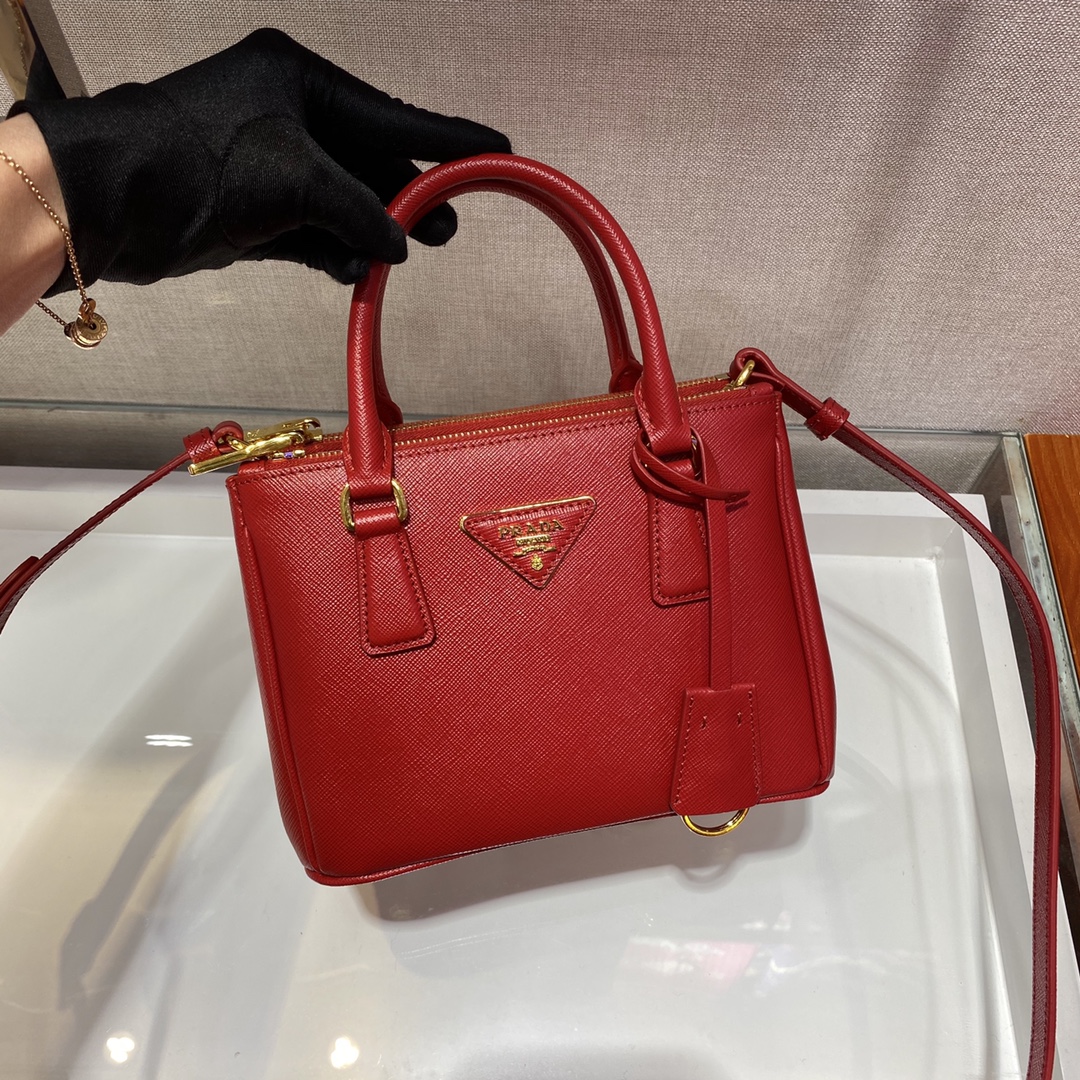 Prada Galleria Saffiano Leather Micro-Bag(20-14.5-9.5cm)   1BA906 - DopestKickz