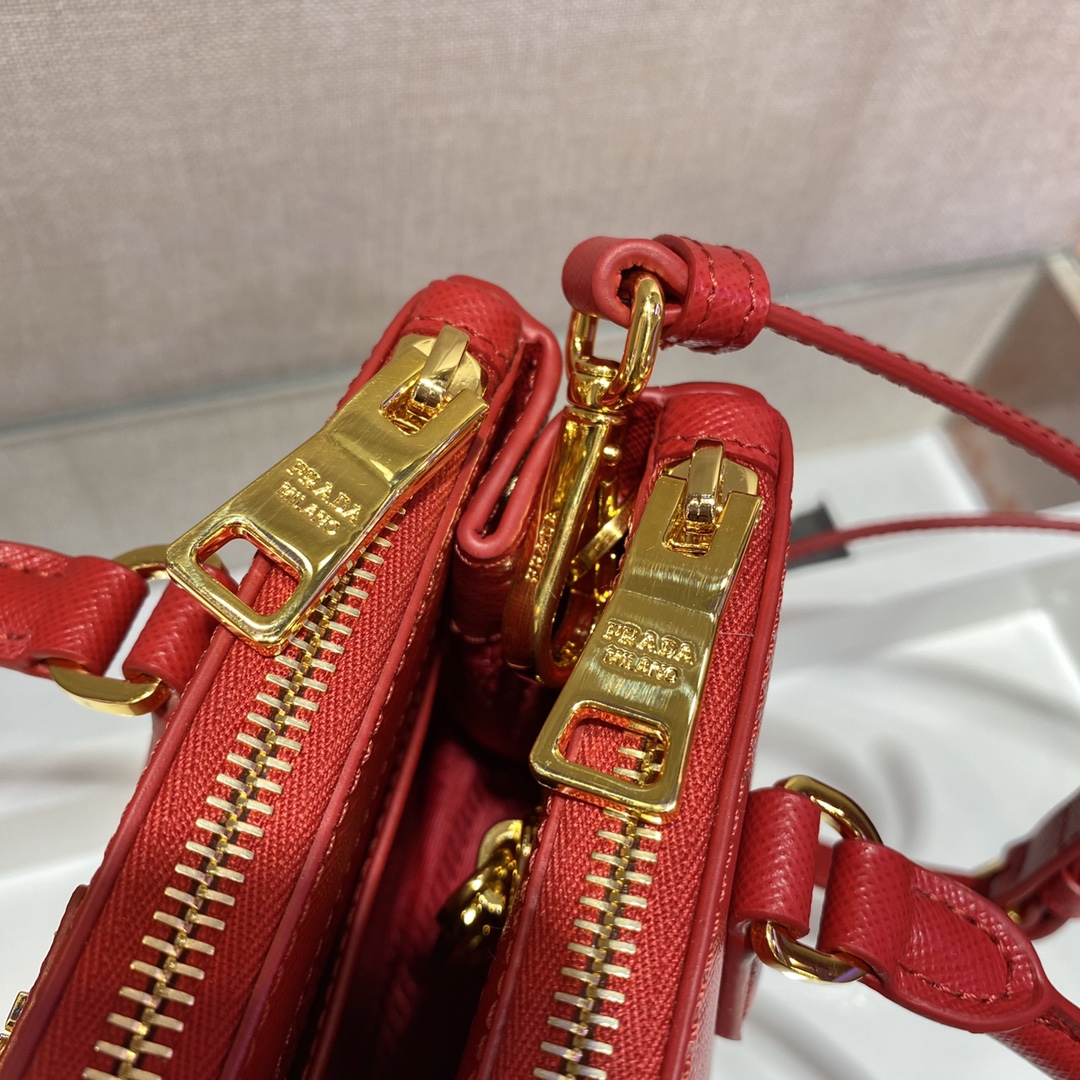 Prada Galleria Saffiano Leather Micro-Bag(20-14.5-9.5cm)   1BA906 - DopestKickz
