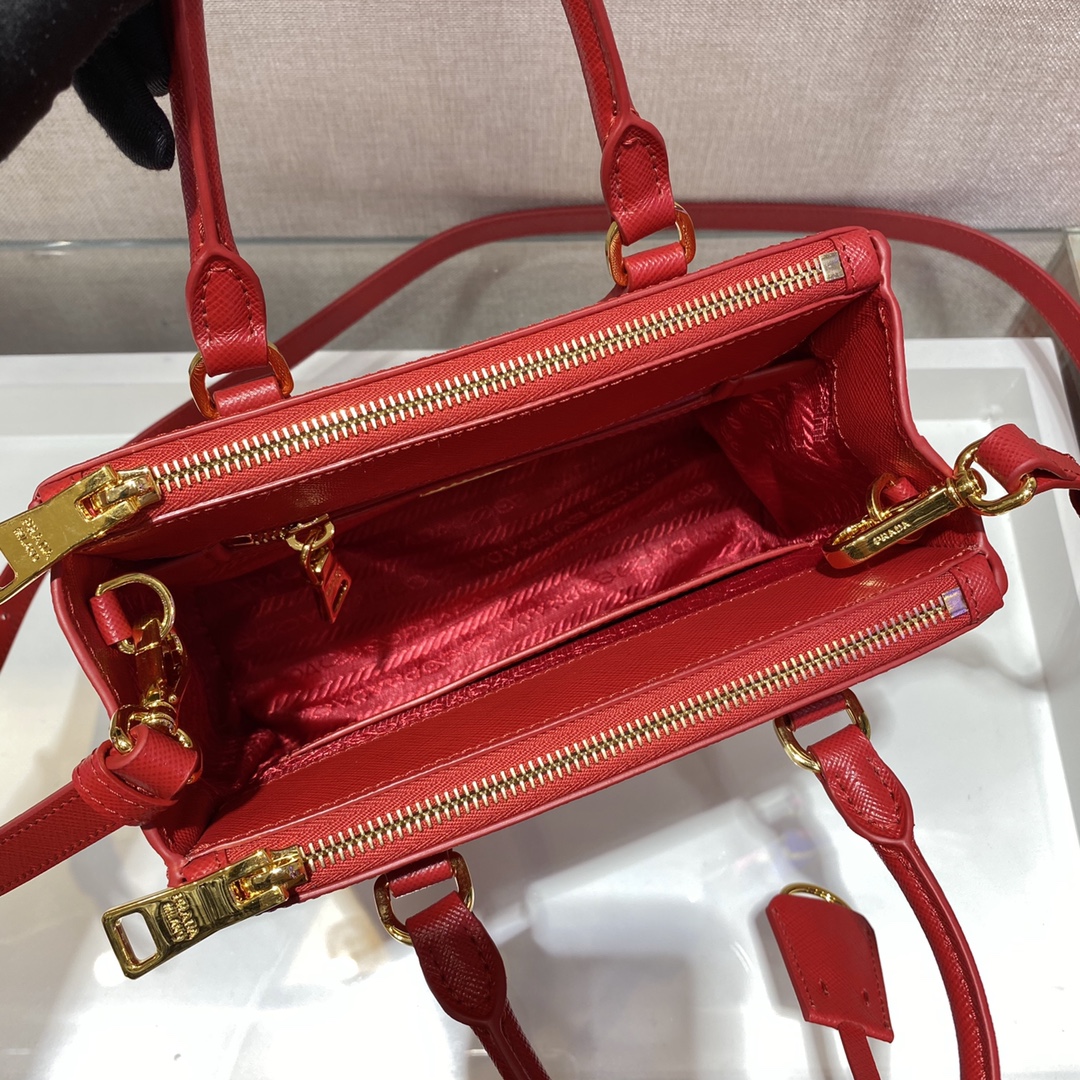 Prada Galleria Saffiano Leather Micro-Bag(20-14.5-9.5cm)   1BA906 - DopestKickz