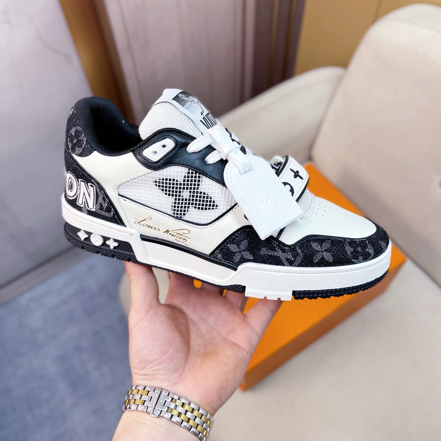 Louis Vuitton Trainer Sneaker(upon UK size) - DopestKickz
