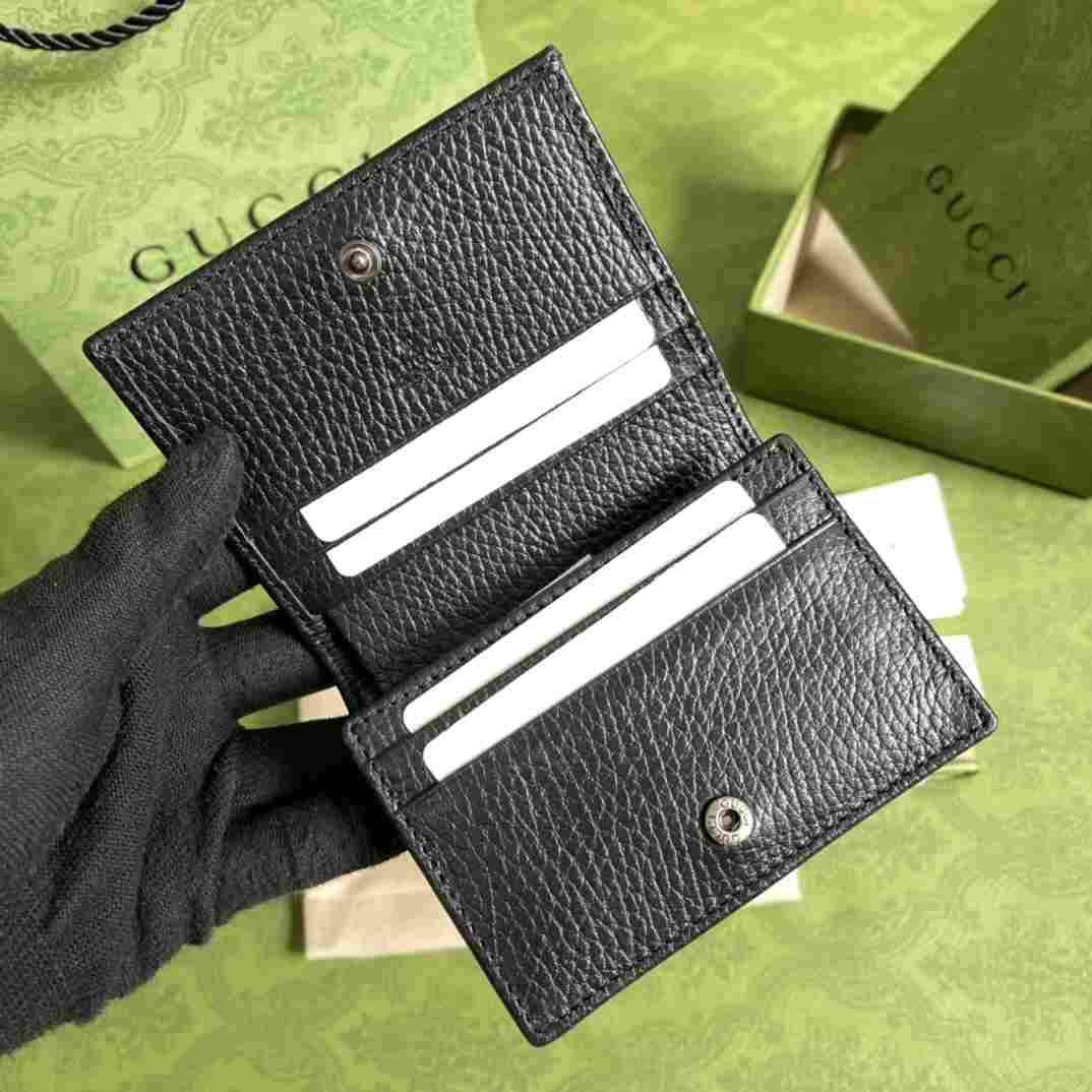Gucci GG Marmont Card Case Wallet(11-9-3cm) - DopestKickz