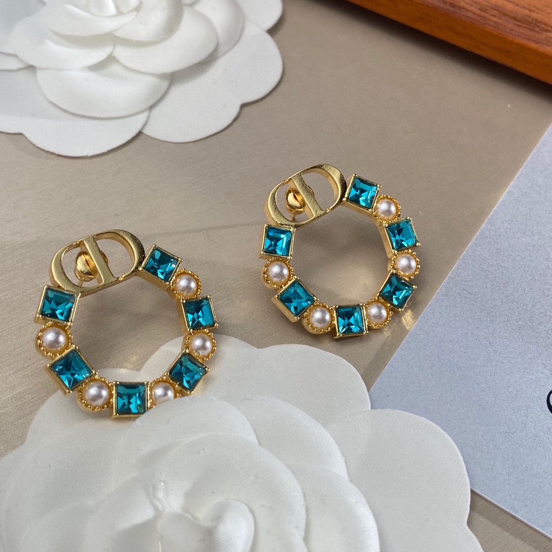 Dior Petit CD Earrings - DopestKickz